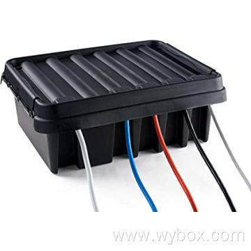 The Original Weatherproof Connection Box Indoor Outdoor Electrical Power Cord Enclosure for Timers Extension Cables SOCKiTBOX